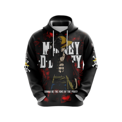 ONE PIECE Monkey D Luffy King Of The Pirates Pullover Hoodie
