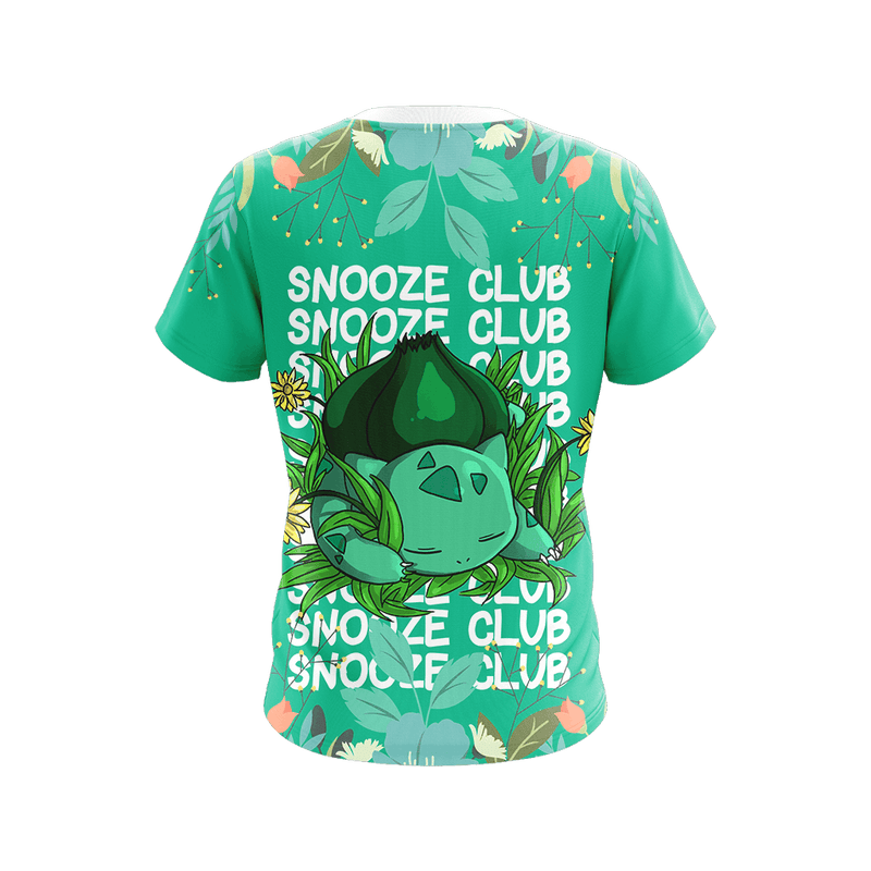 POKEMON Bulbasaur Snooze Club T-Shirt POKEMON Bulbasaur Snooze Club T-Shirt