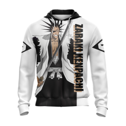BLEACH Kenpachi Zaraki New Style Zip Up Hoodie