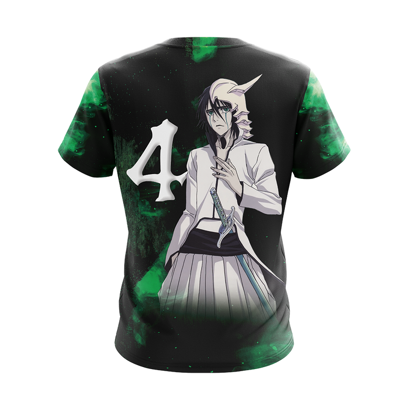 BLEACH Ulquiorra Cifer Black Green T-Shirt BLEACH Ulquiorra Cifer Black Green T-Shirt