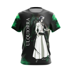 BLEACH Ulquiorra Cifer Black Green T-Shirt