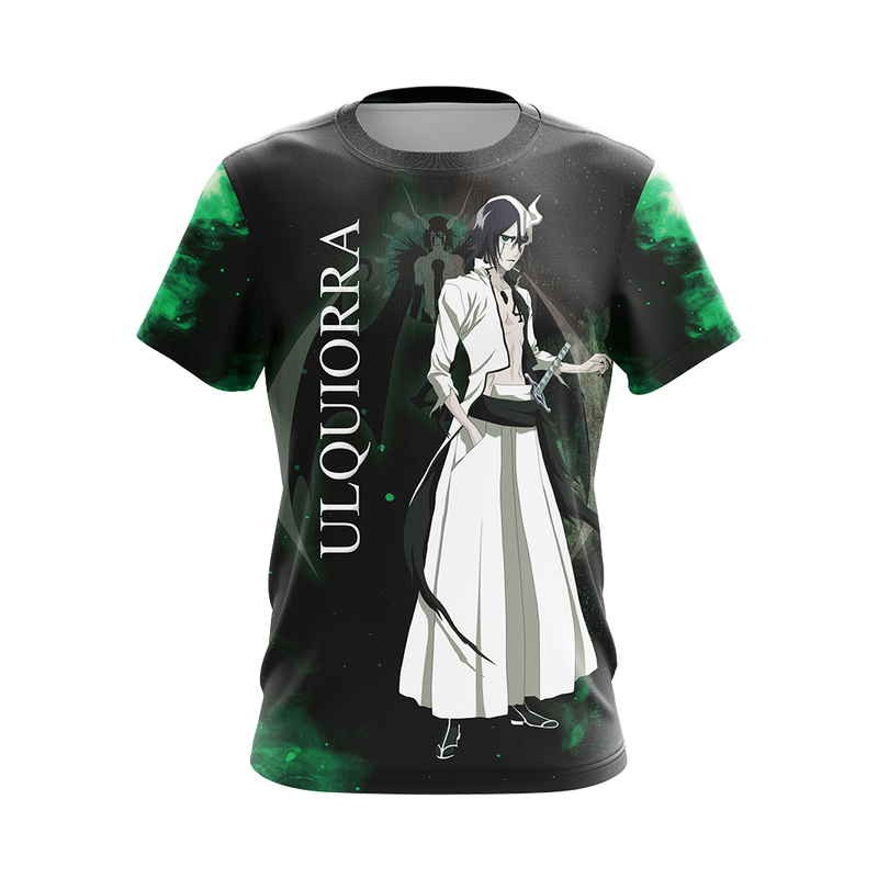 BLEACH Ulquiorra Cifer Black Green T-Shirt BLEACH Ulquiorra Cifer Black Green T-Shirt